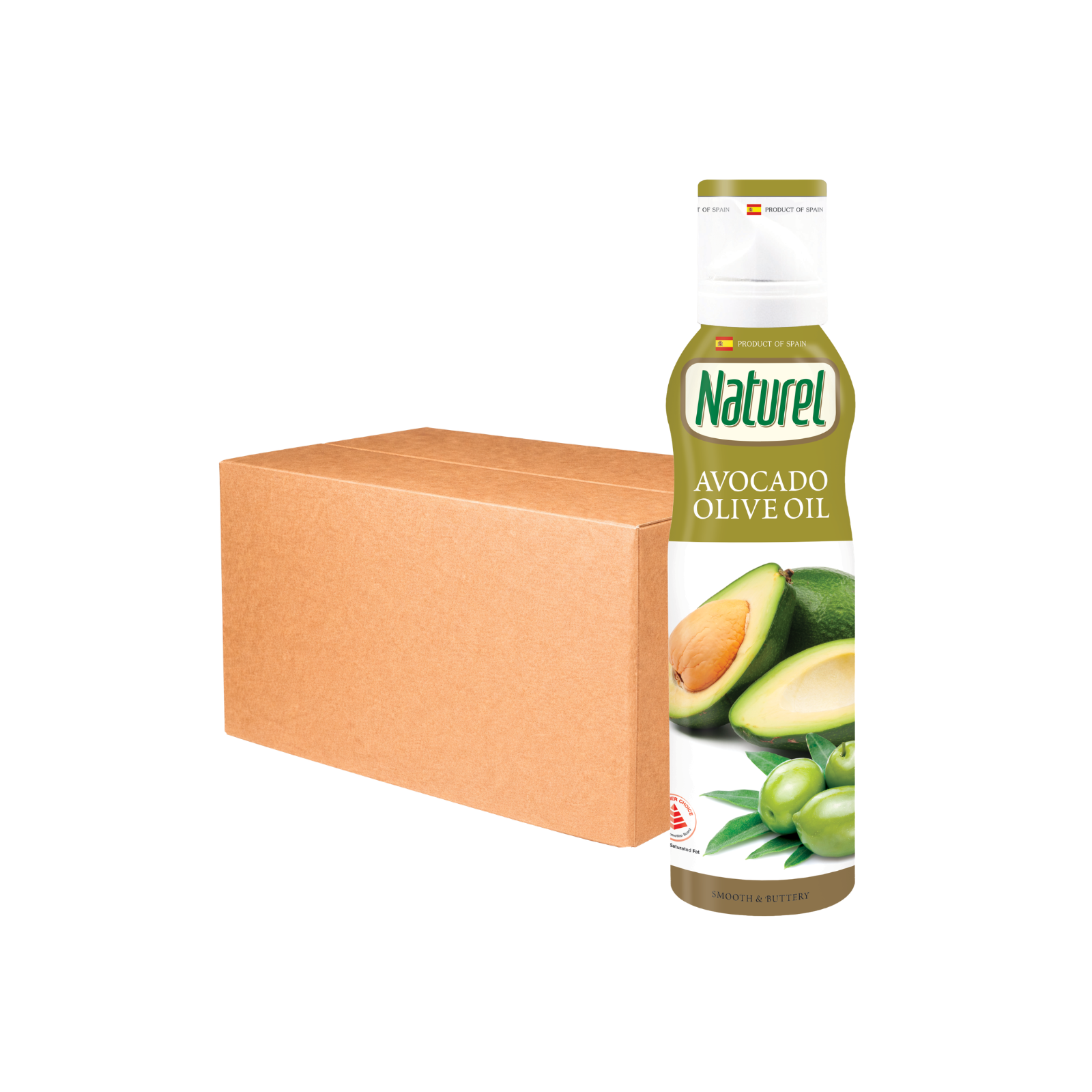 Naturel Extra Virgin Olive Oil Spray 200ml x 12 - Avocado