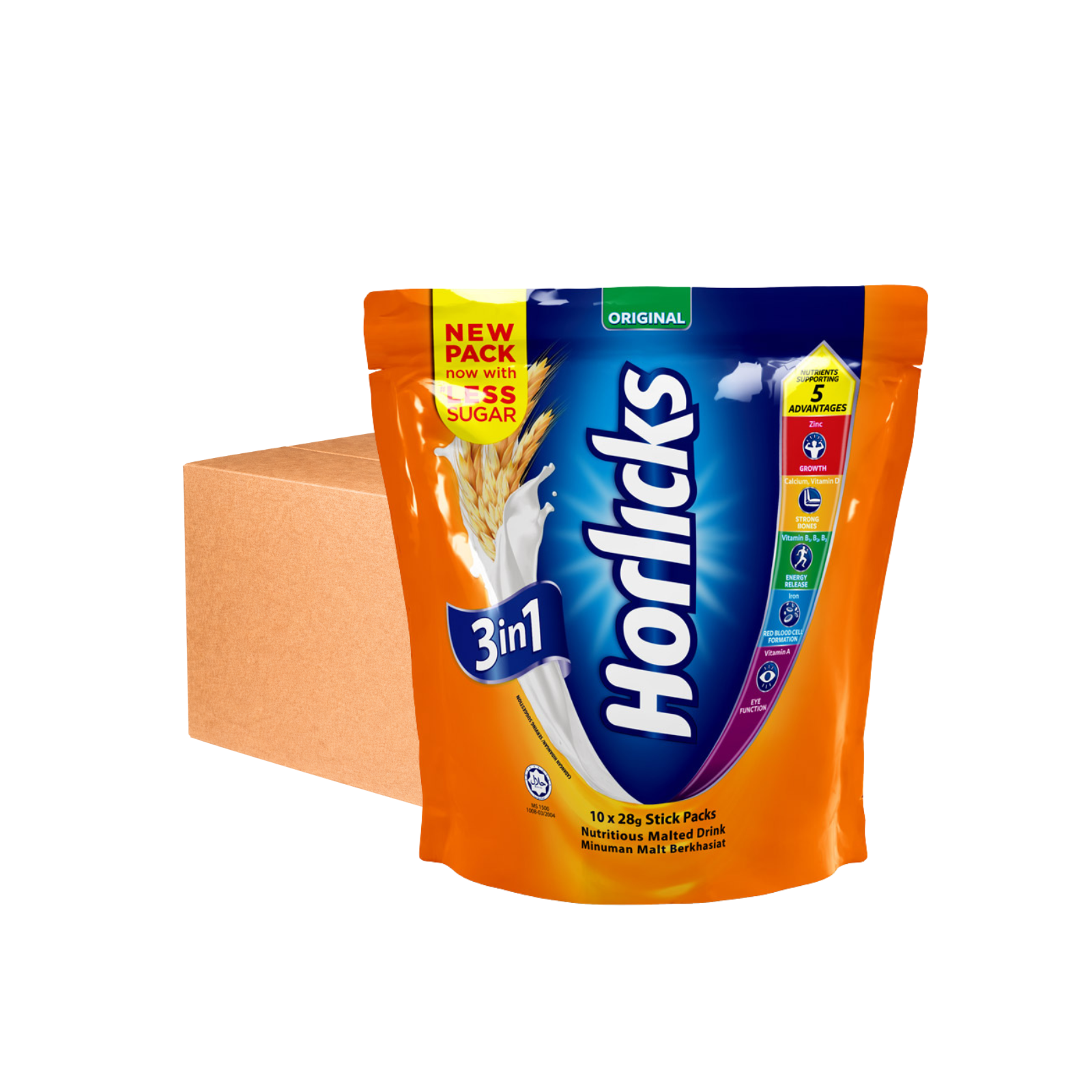 Horlicks 3in1 Instant Drink (28g x 10) x 12