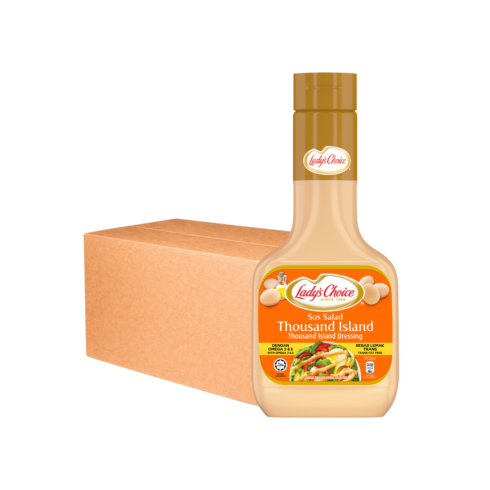 Lady's Choice Thousand Island Dressing 250ml x 12