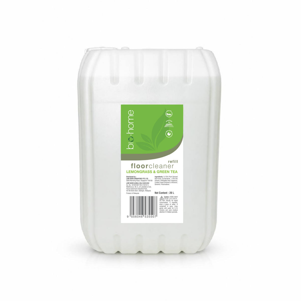 bio-home Floor Cleaner 20L - Lemongrass & Green Tea