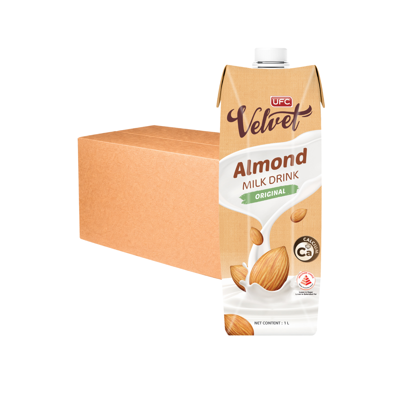 UFC Velvet Almond Milk Original 1L x 12