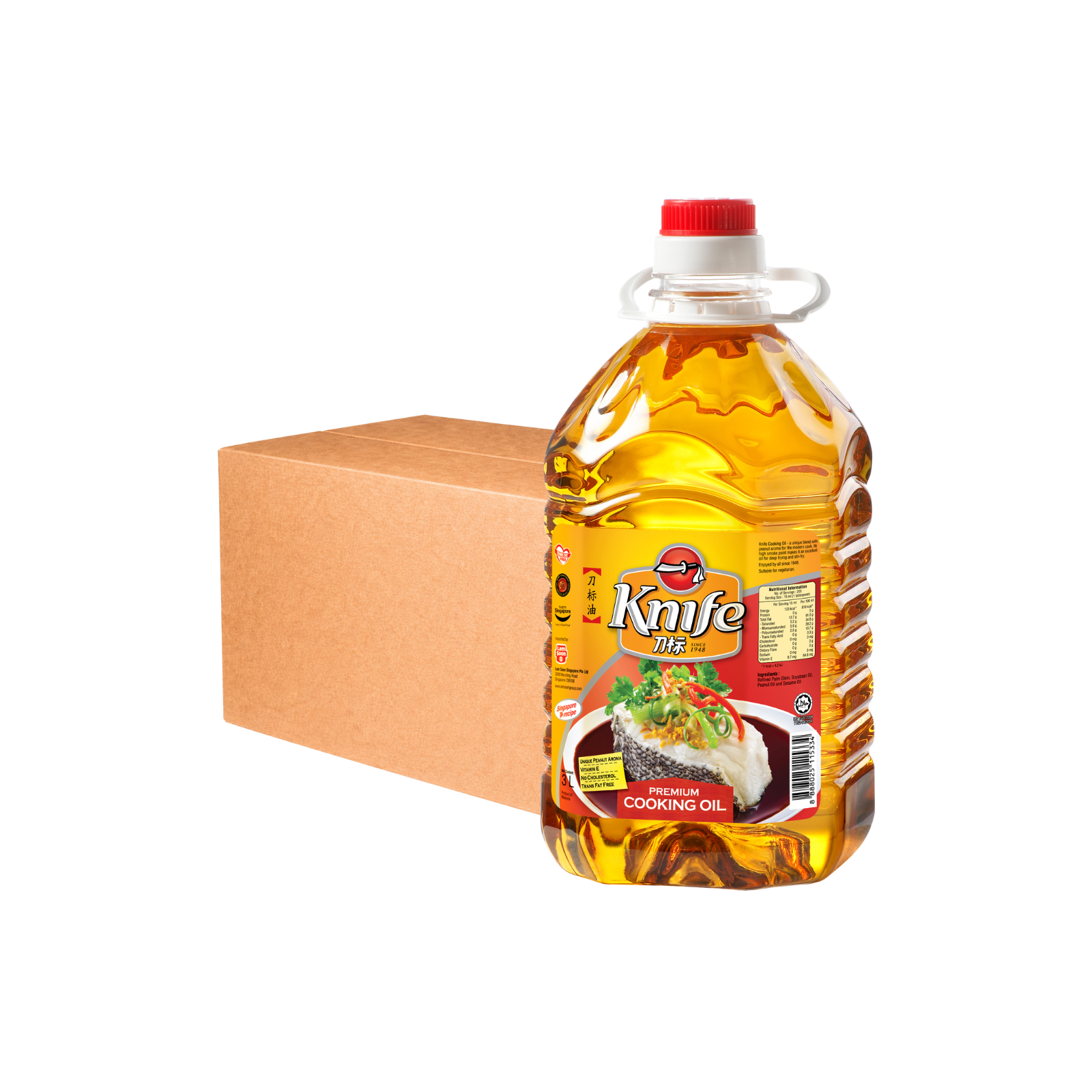 Knife Cooking Oil 3L x 4