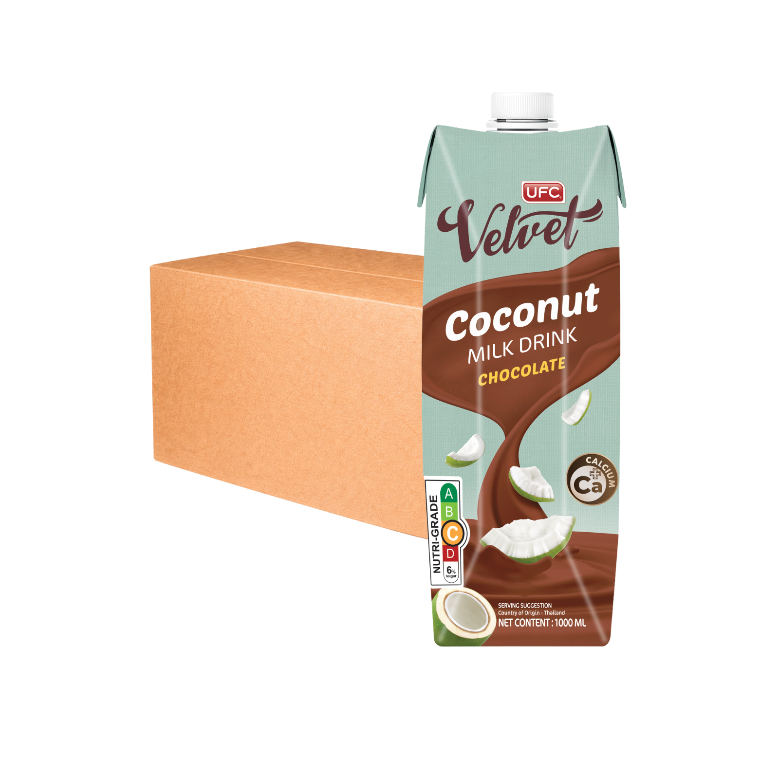 UFC Velvet Coconut Milk Original 1L x 12