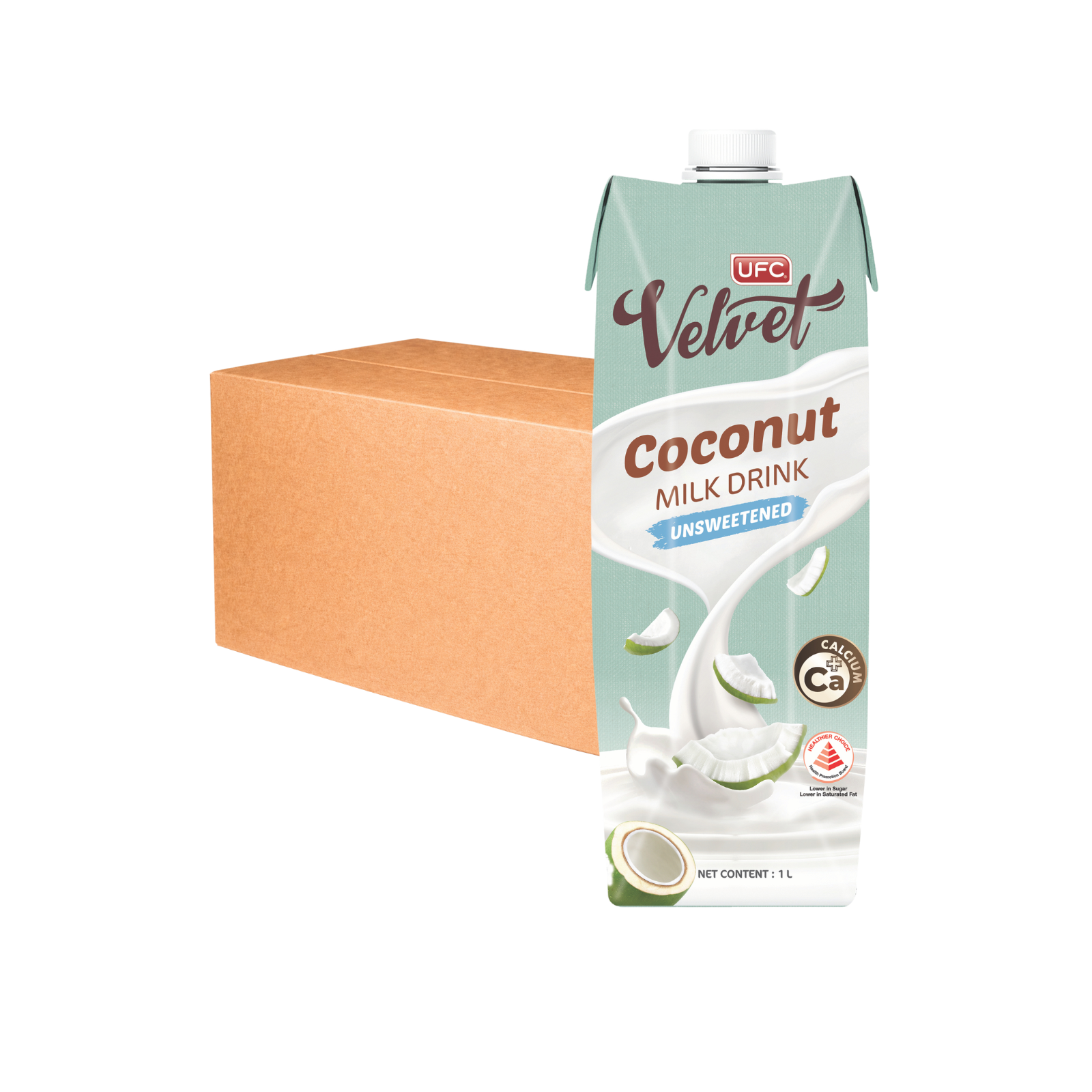 UFC Velvet Coconut Milk Unsweetened 1L x 12