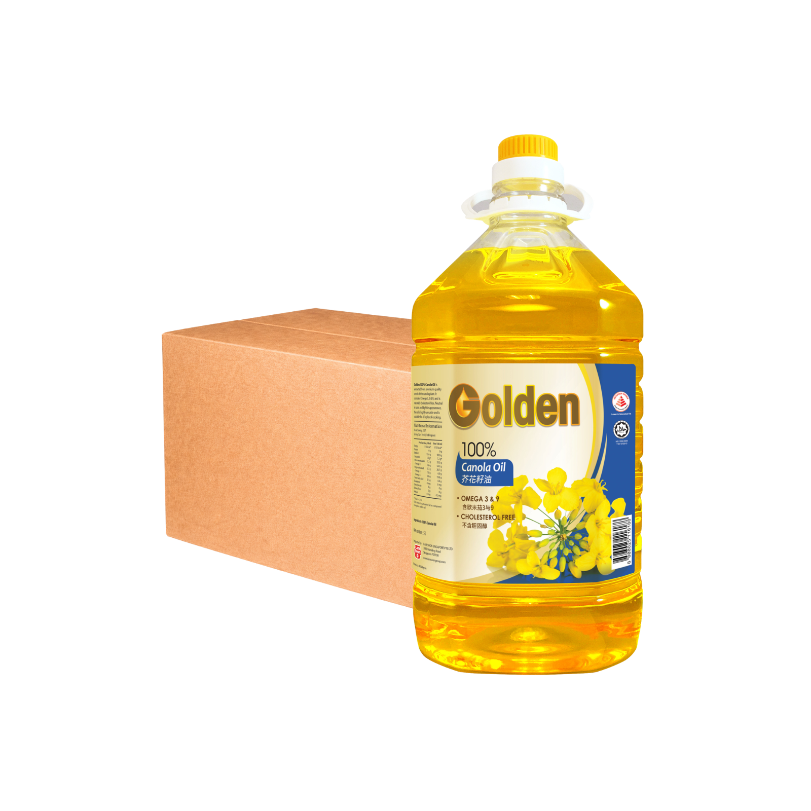 Golden Canola Oil 5L x 4