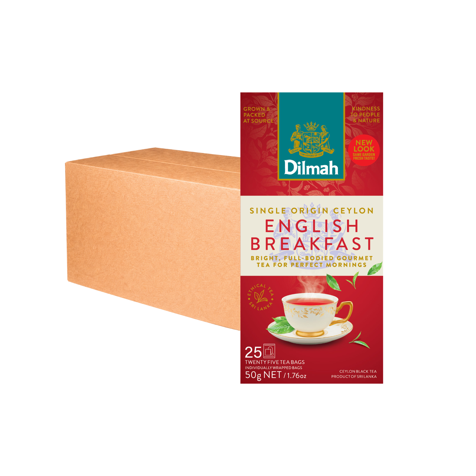 Dilmah English Breakfast Tea Bags (2g x 25s) x 12