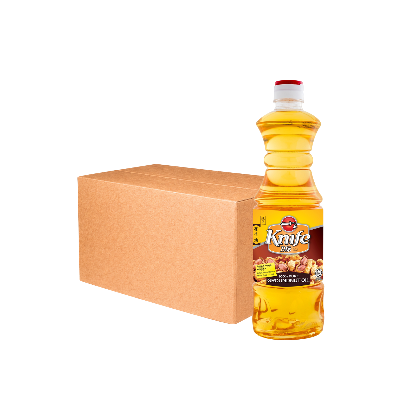 Knife Groundnut Oil 1L x 12