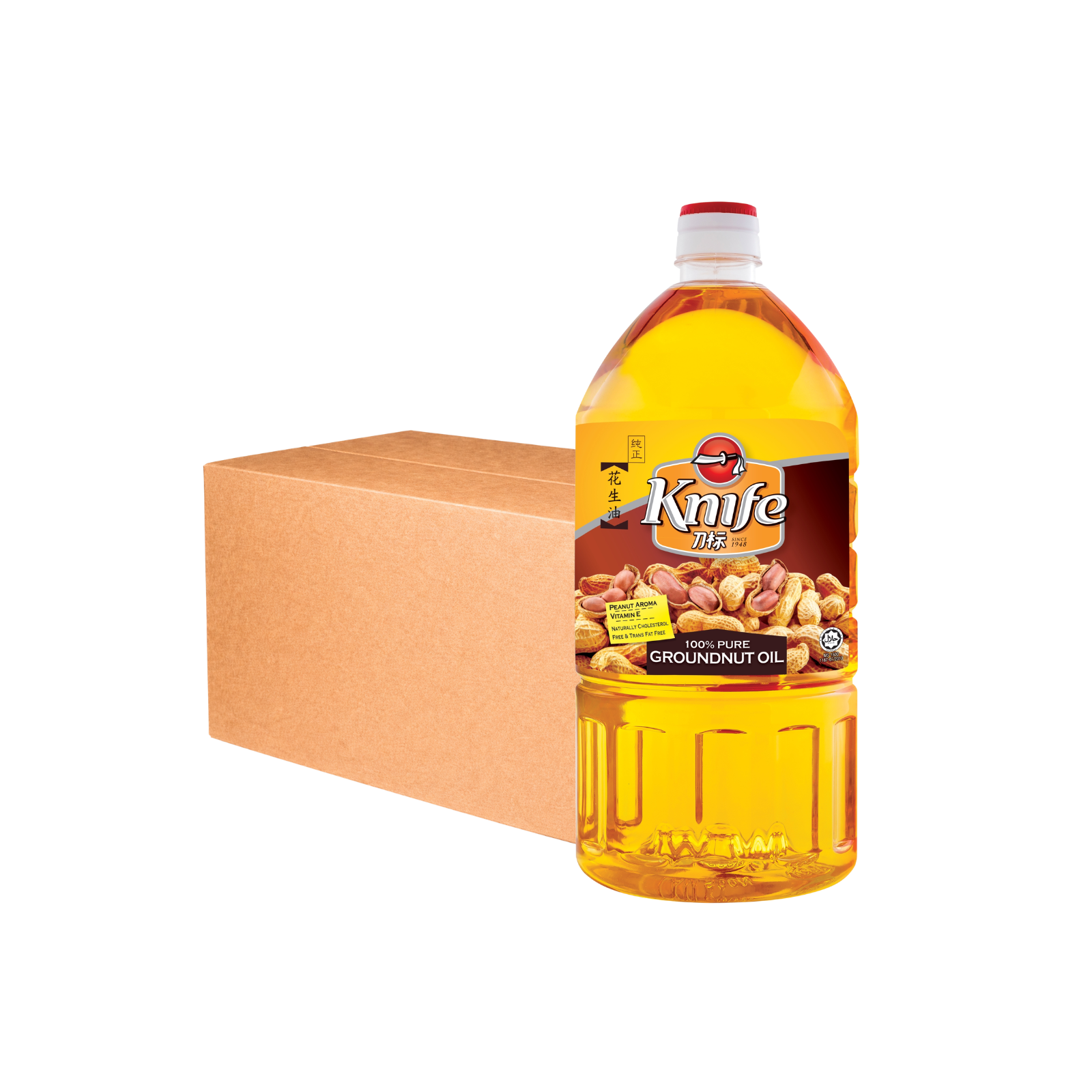 Knife Groundnut Oil 2L x 6