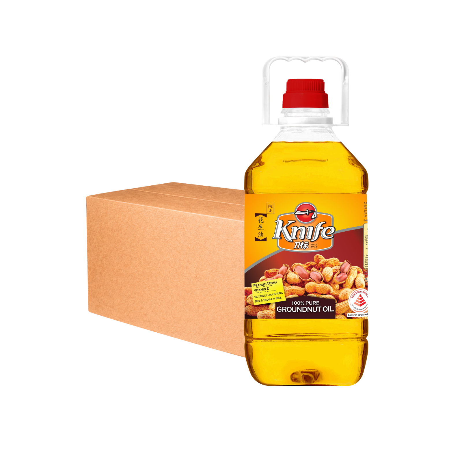 Knife Groundnut Oil 3L x 4