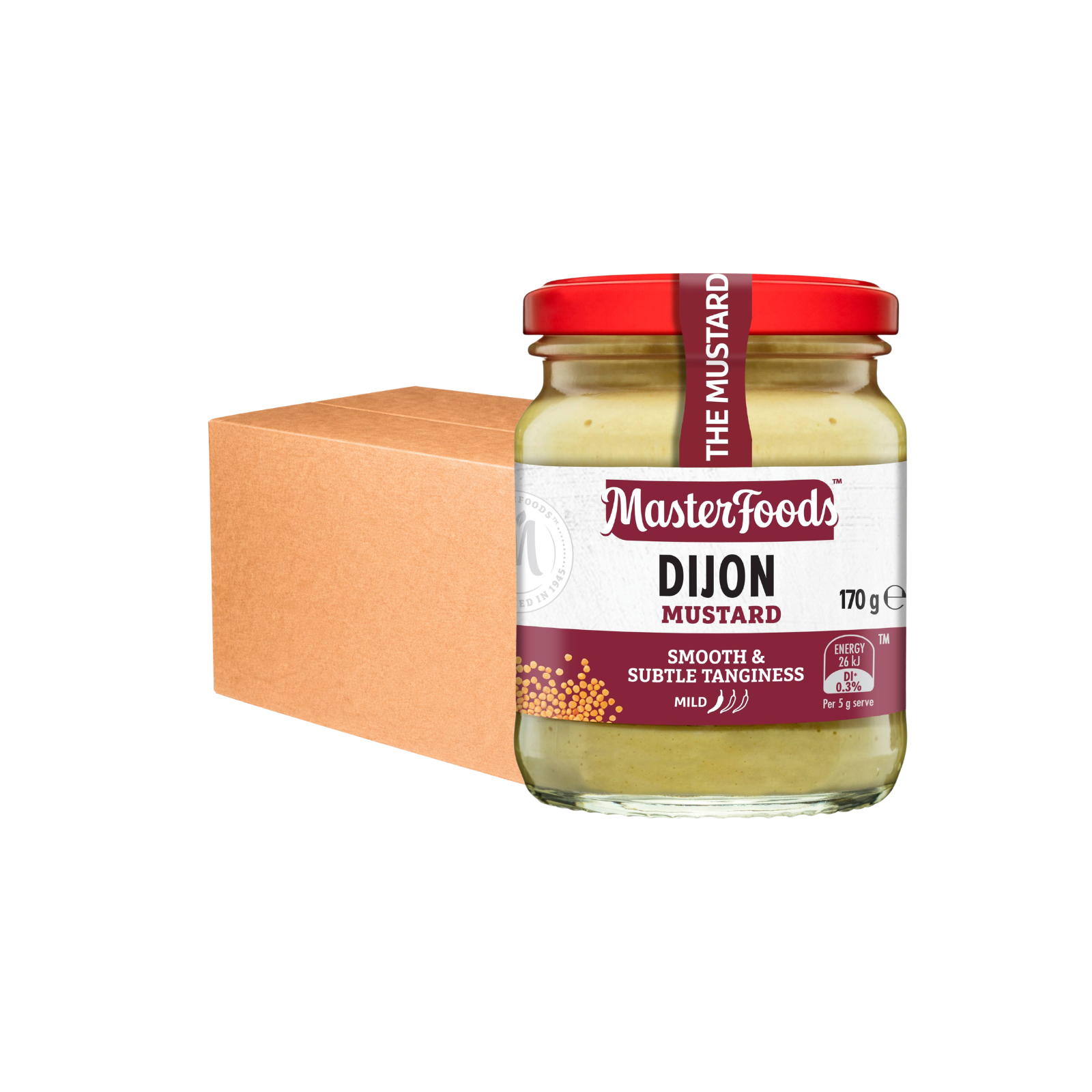MasterFoods Dijon Mustard 175g x 6