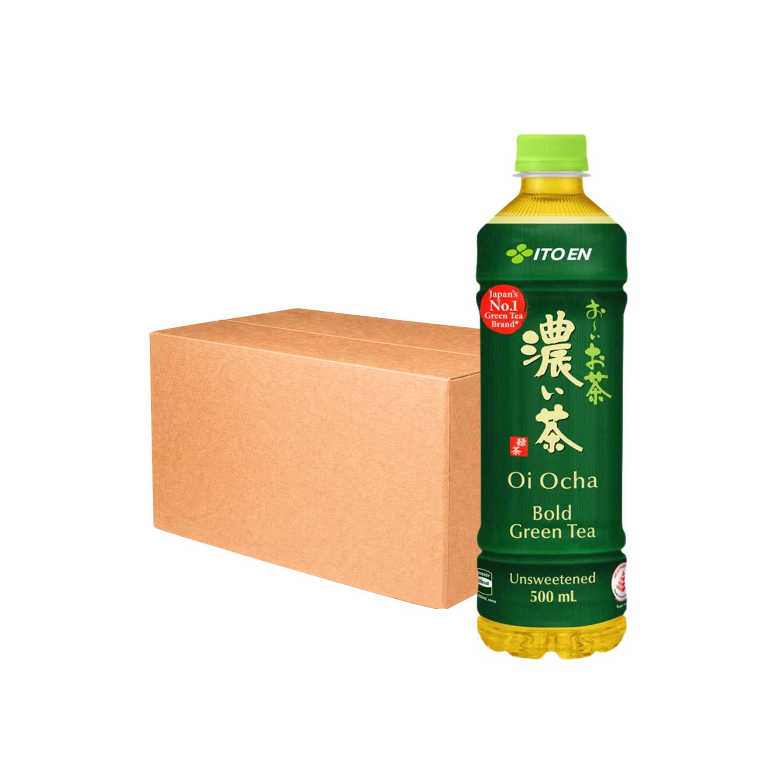 Ito En Oi Ocha Bold Green Tea 500ml x 24