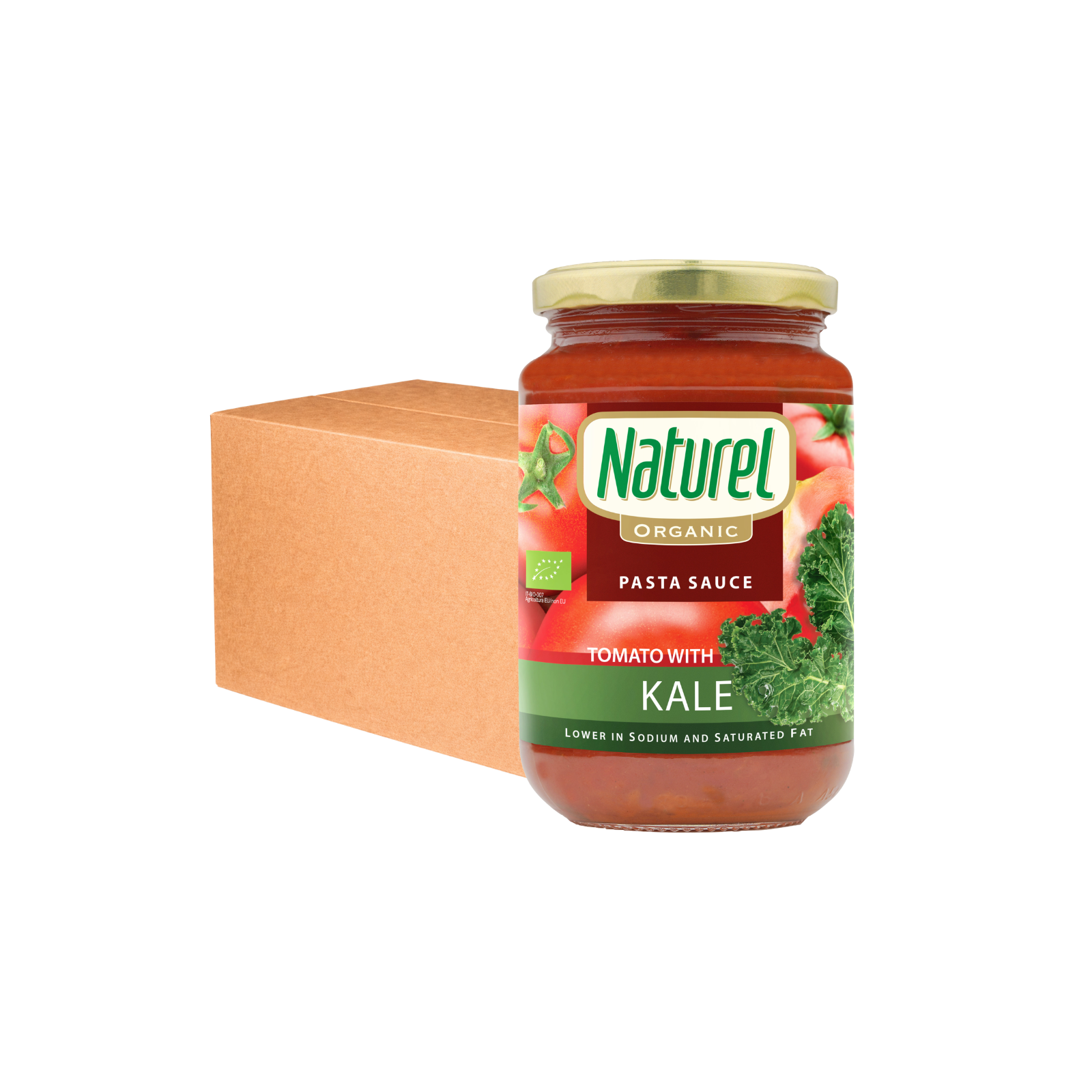 Naturel Organic Pasta Sauce 340g x 12 - Tomato with Kale