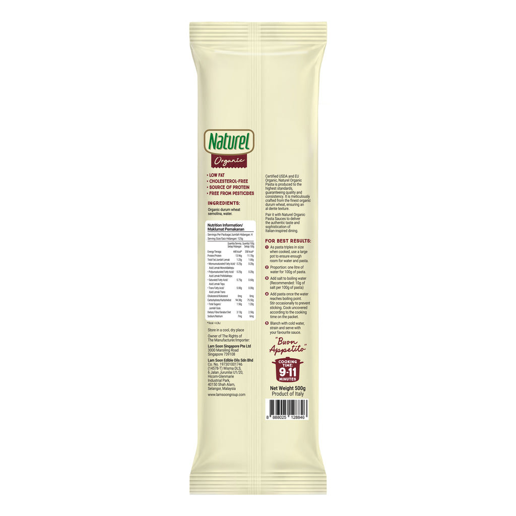 Naturel Organic Linguine Pasta 500g x 12