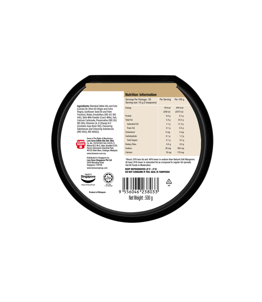 Naturel Olive Spread with Calcium 500g x 24