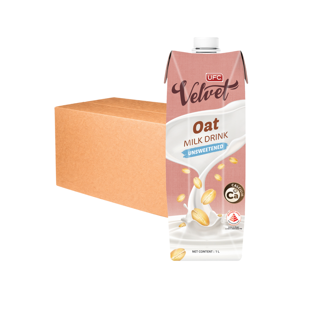 UFC Velvet Oat Milk Unsweetened 1L x 12