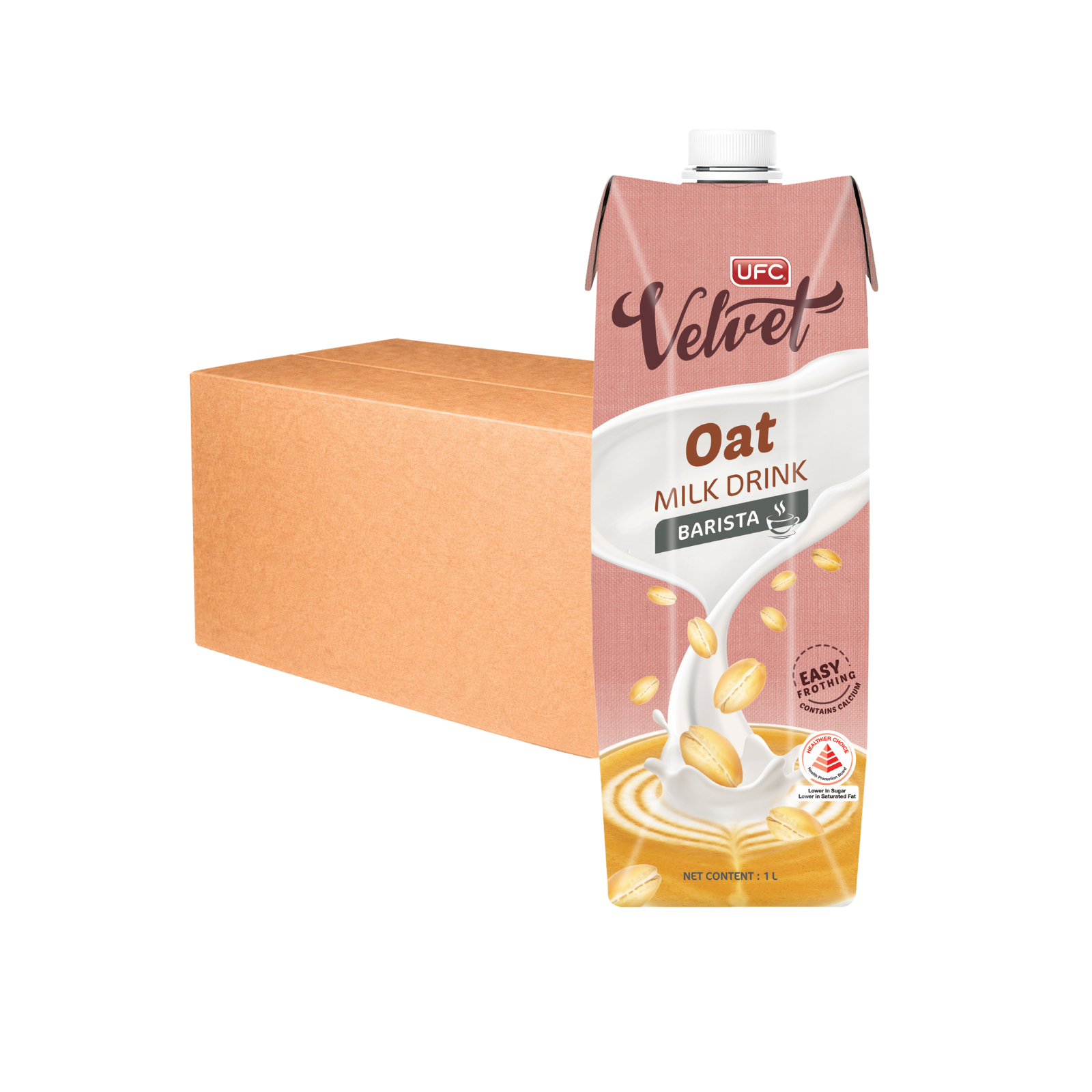 UFC Velvet Oat Milk Unsweetened (Barista) 1L x 12