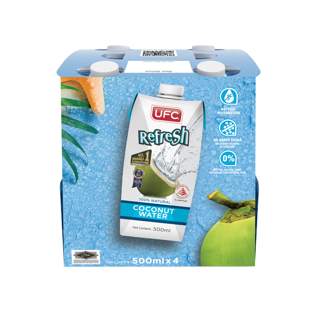 UFC Coconut Water (500ml x 4) x 4