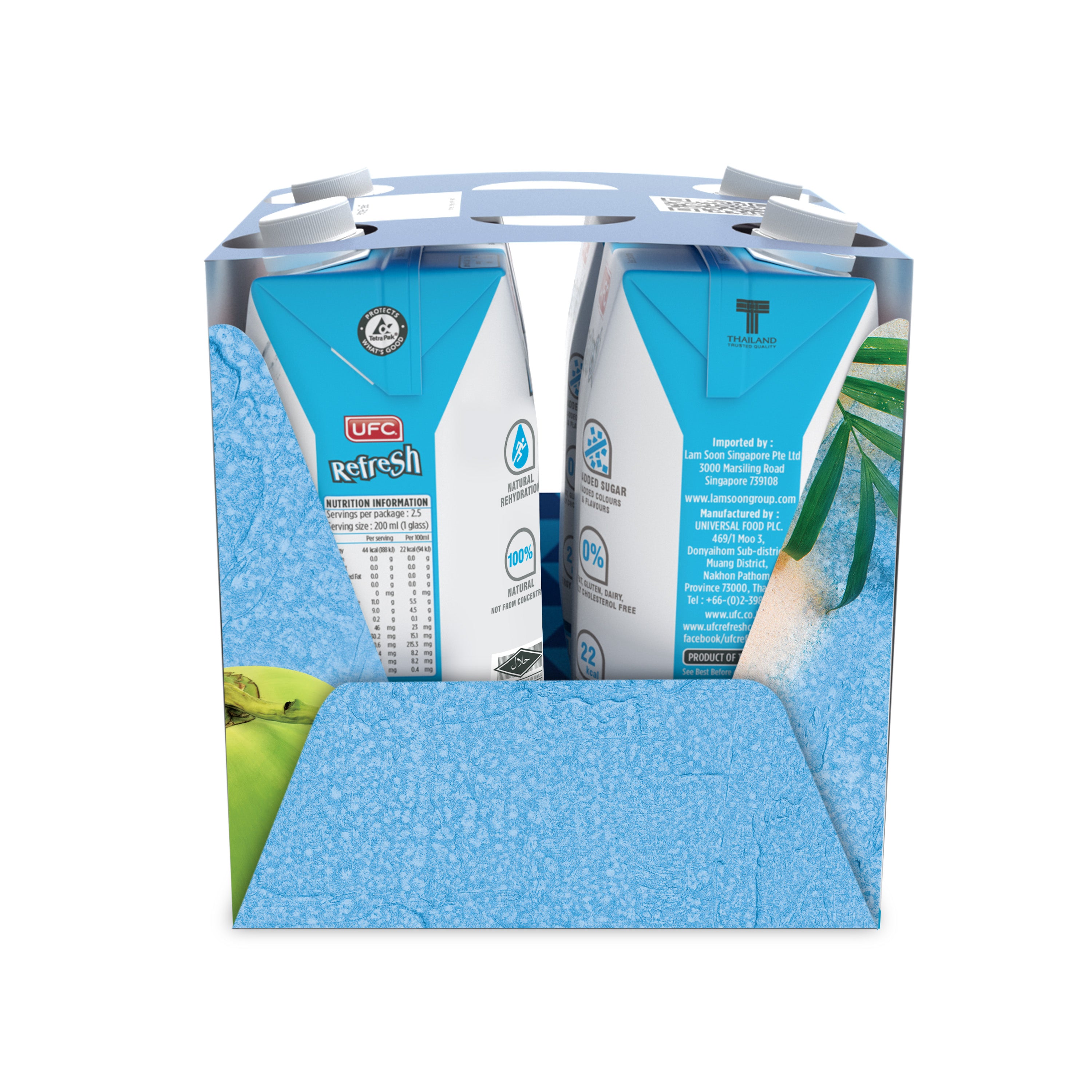 UFC Coconut Water (500ml x 4) x 4