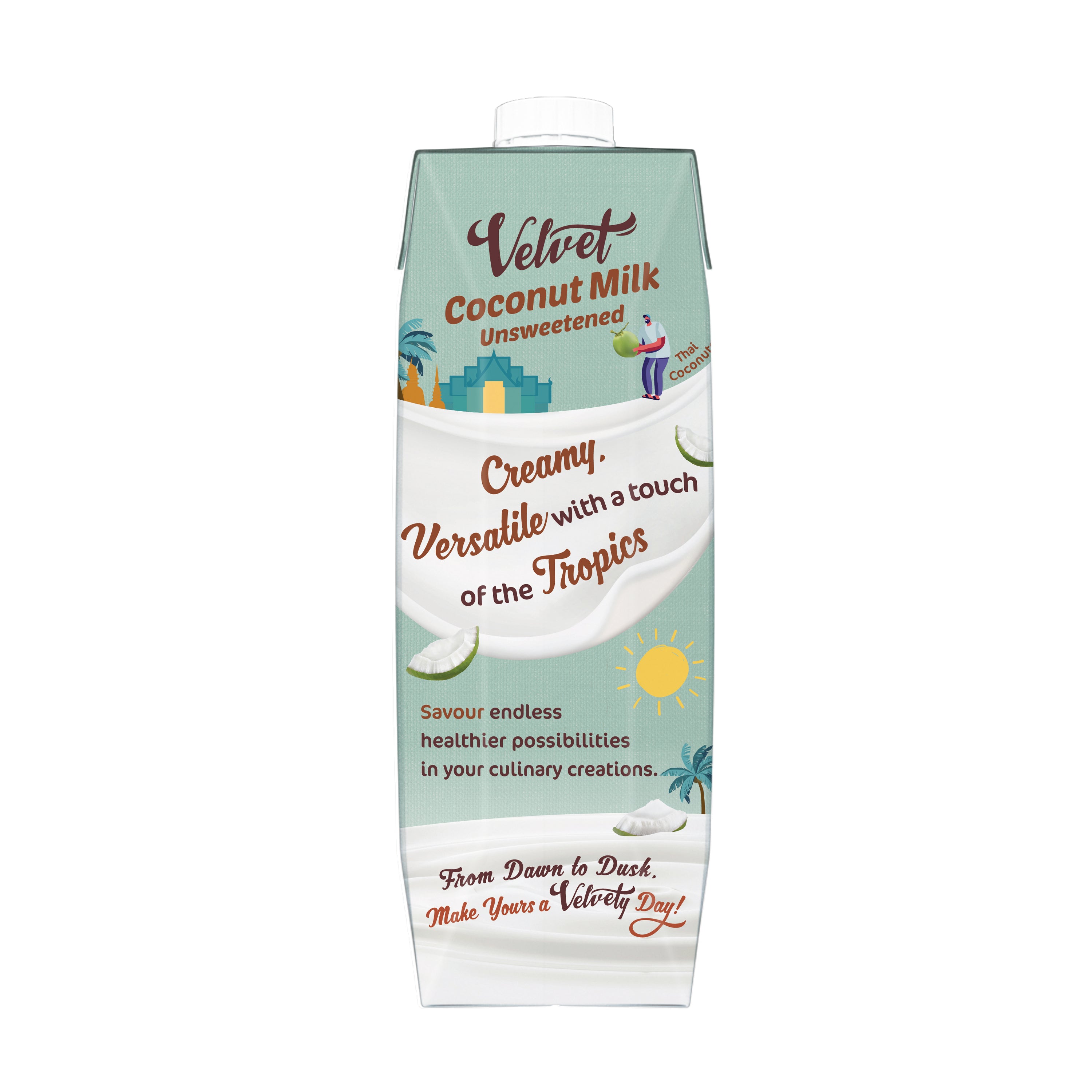 UFC Velvet Coconut Milk Unsweetened 1L x 12