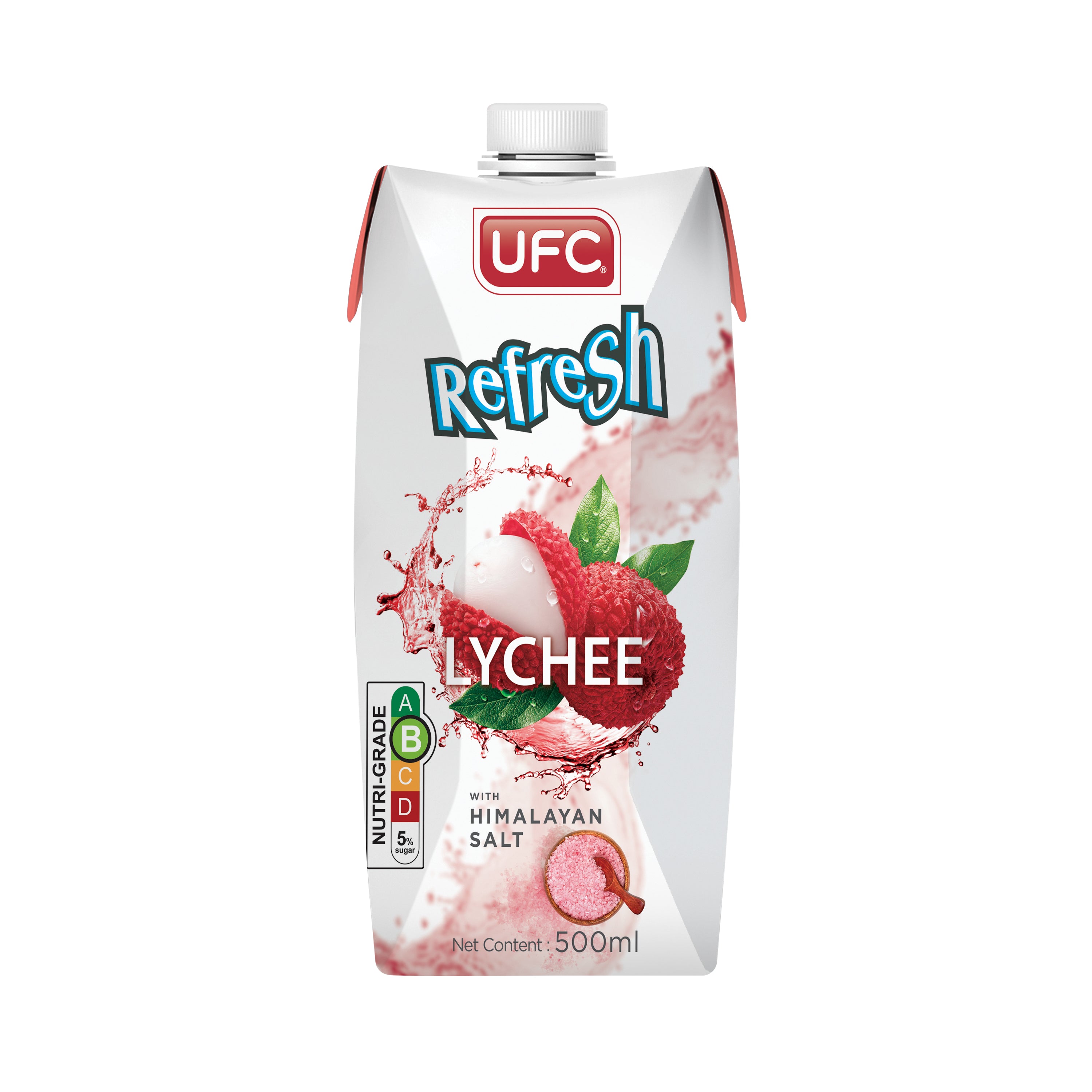 UFC Lychee with Himalayan Salt 500ml x 12