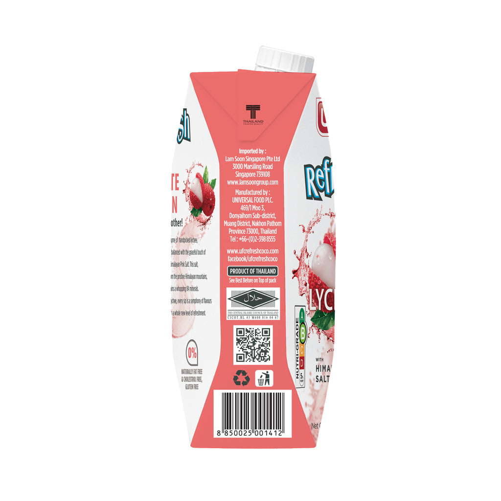 UFC Lychee with Himalayan Salt 500ml x 12