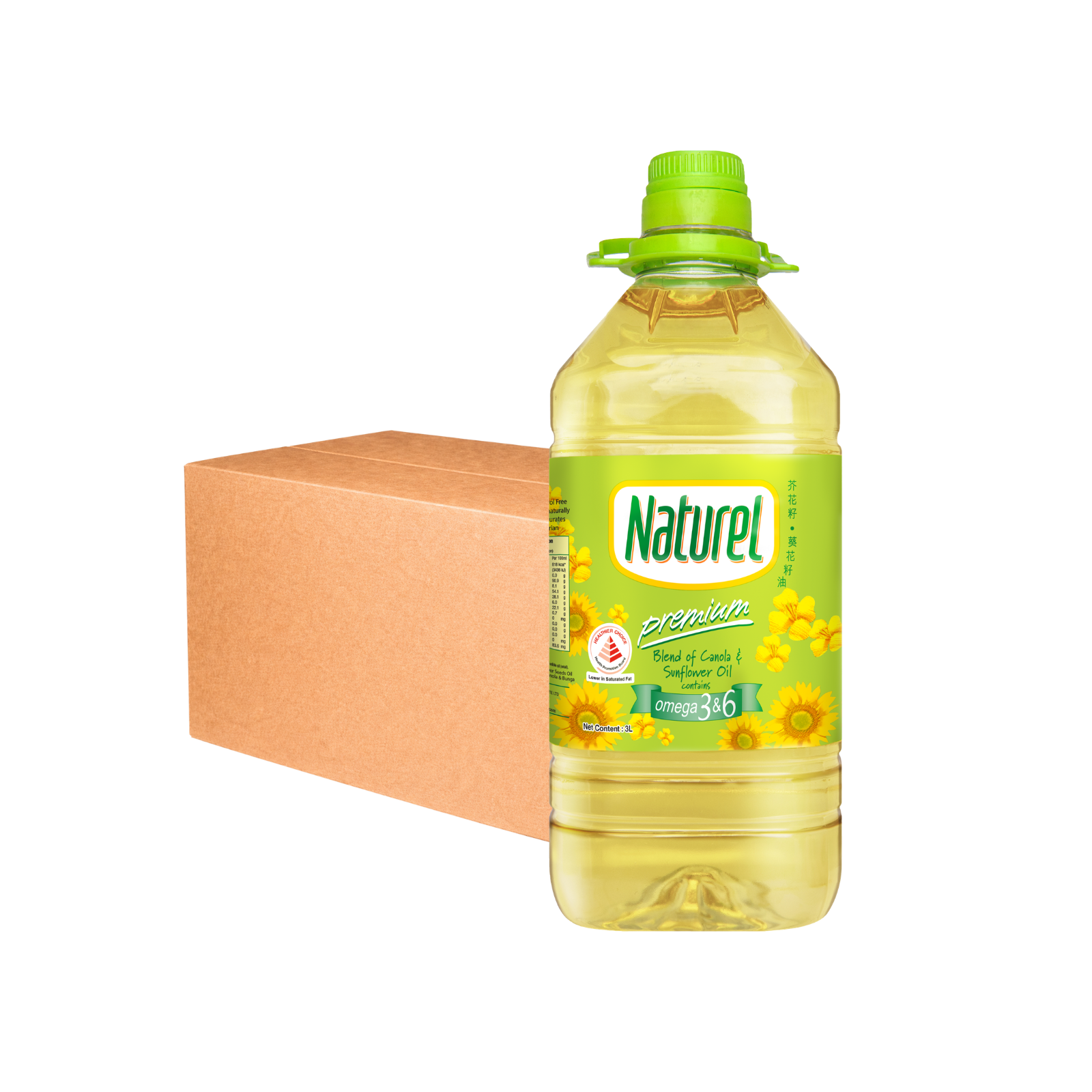 Naturel Premium Blend Cooking Oil 3L x 4