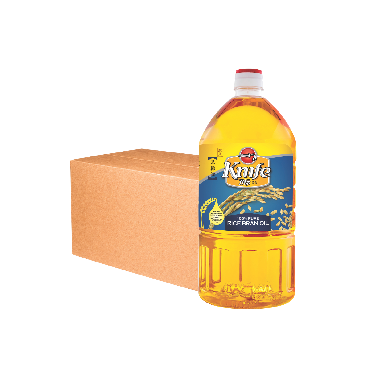 Knife Rice Bran Oil 2L x 6