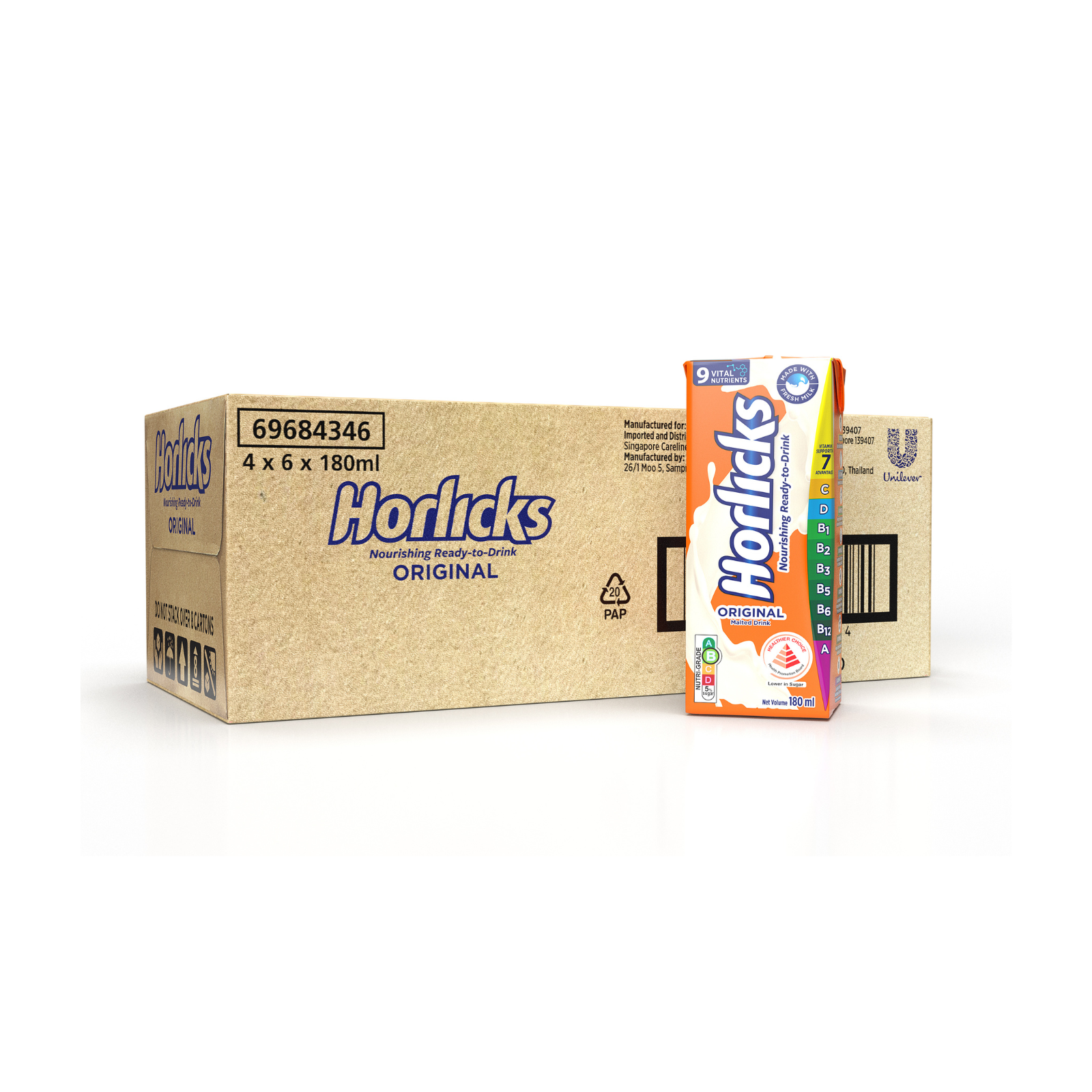 Horlicks Malted Drink (180ml x 6) x 4