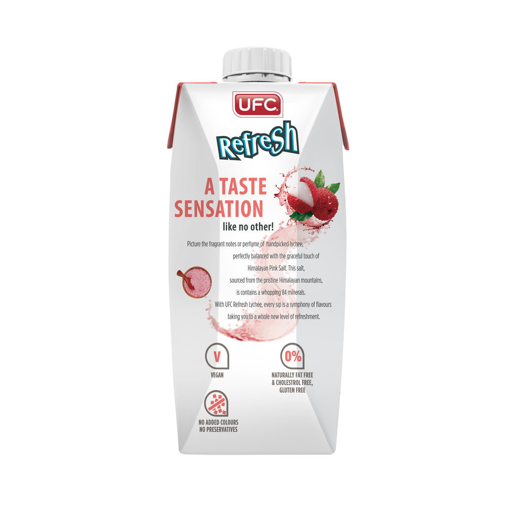 UFC Lychee with Himalayan Salt 500ml x 12