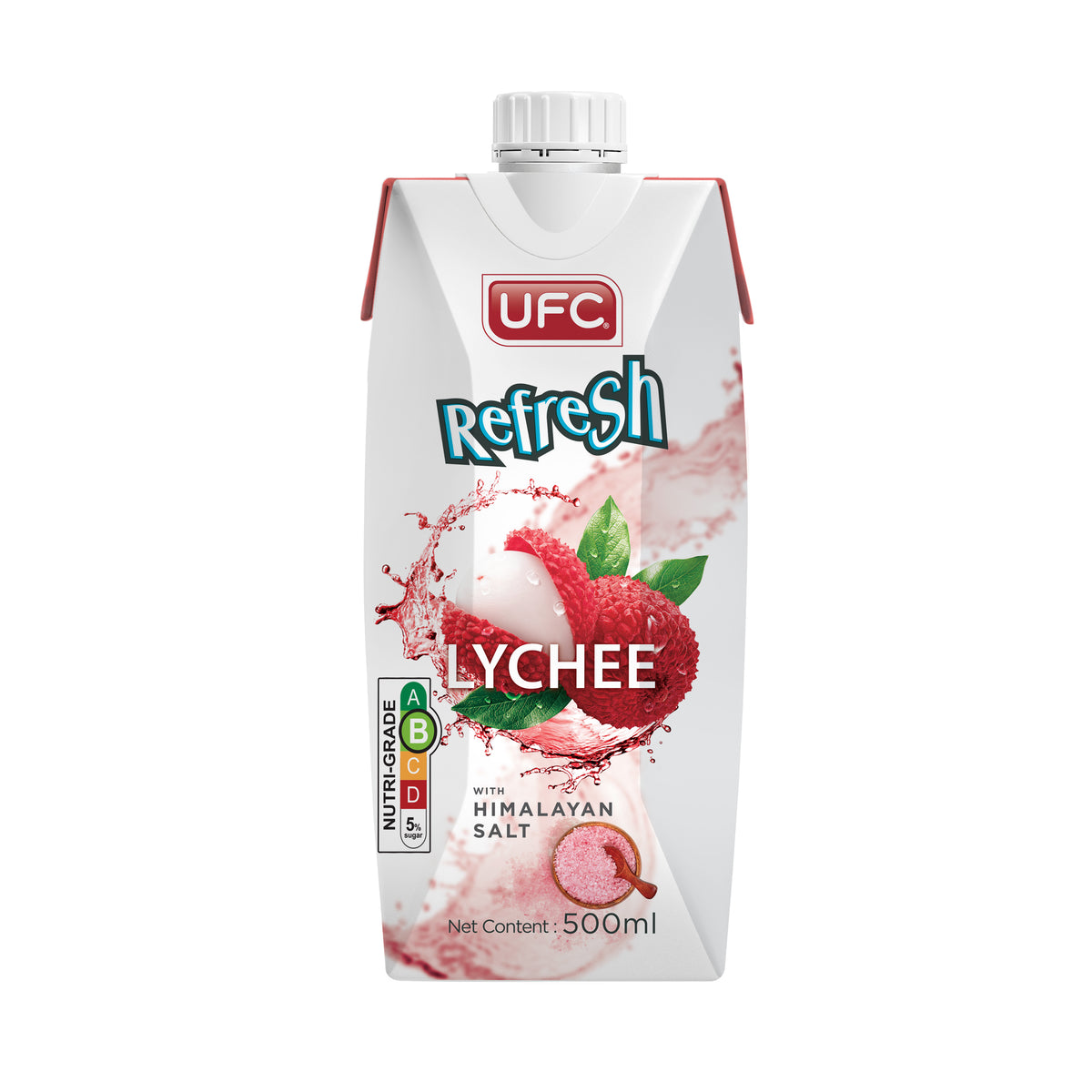 UFC Lychee with Himalayan Salt 500ml x 12