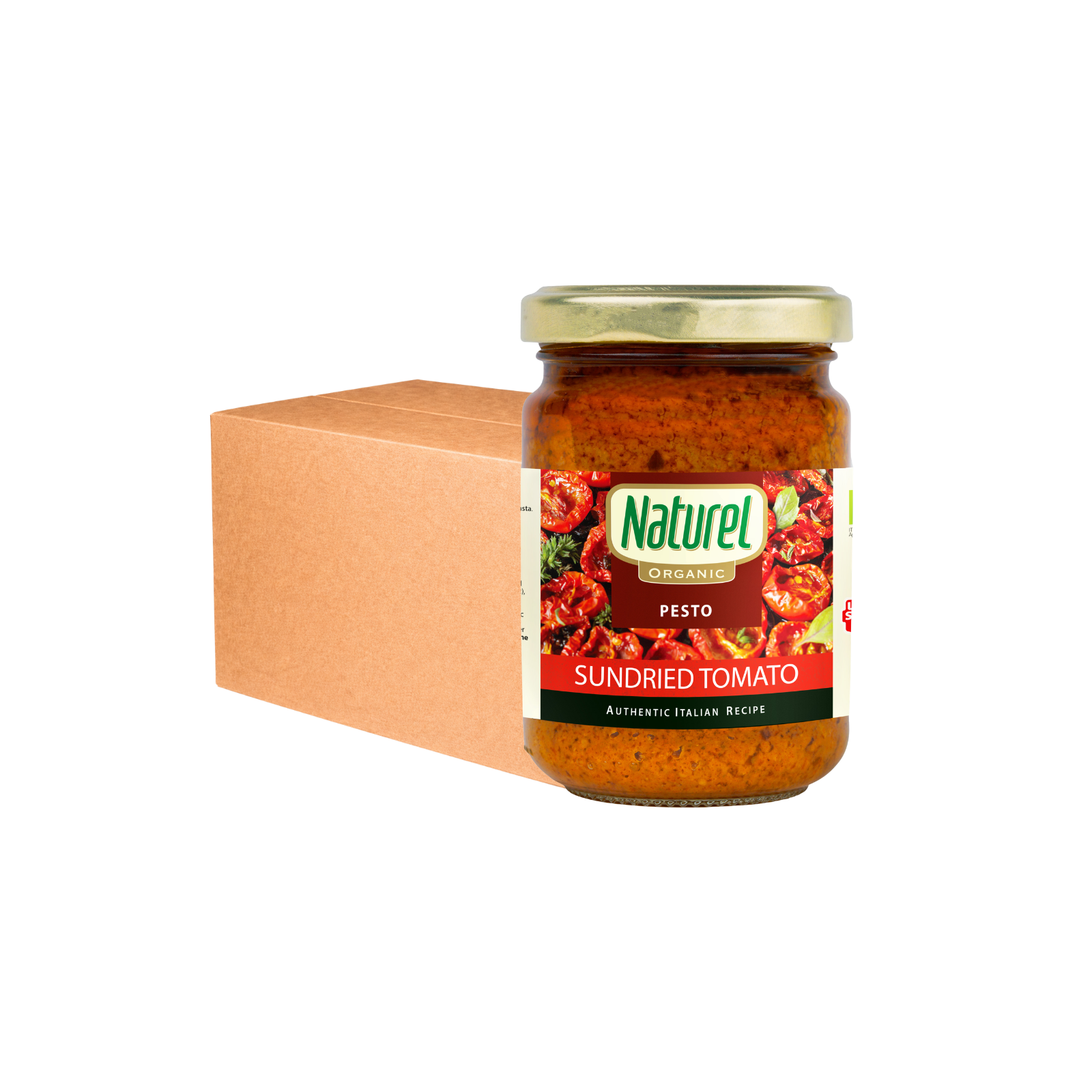 Naturel Organic Sundried Tomato Pesto Sauce 140g x 12