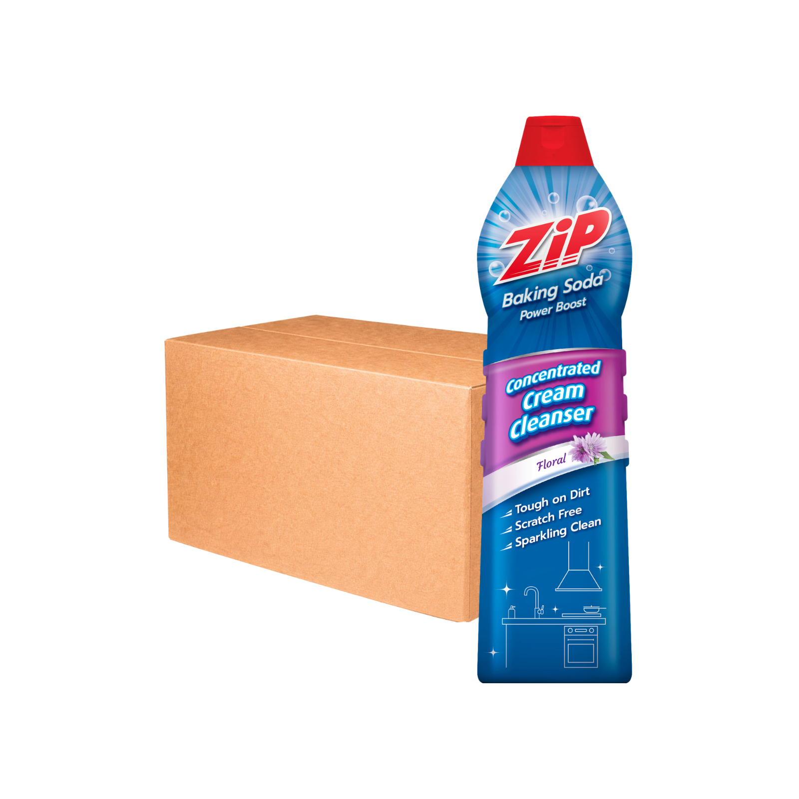 Zip Cream Cleanser 660g x 16 - Floral