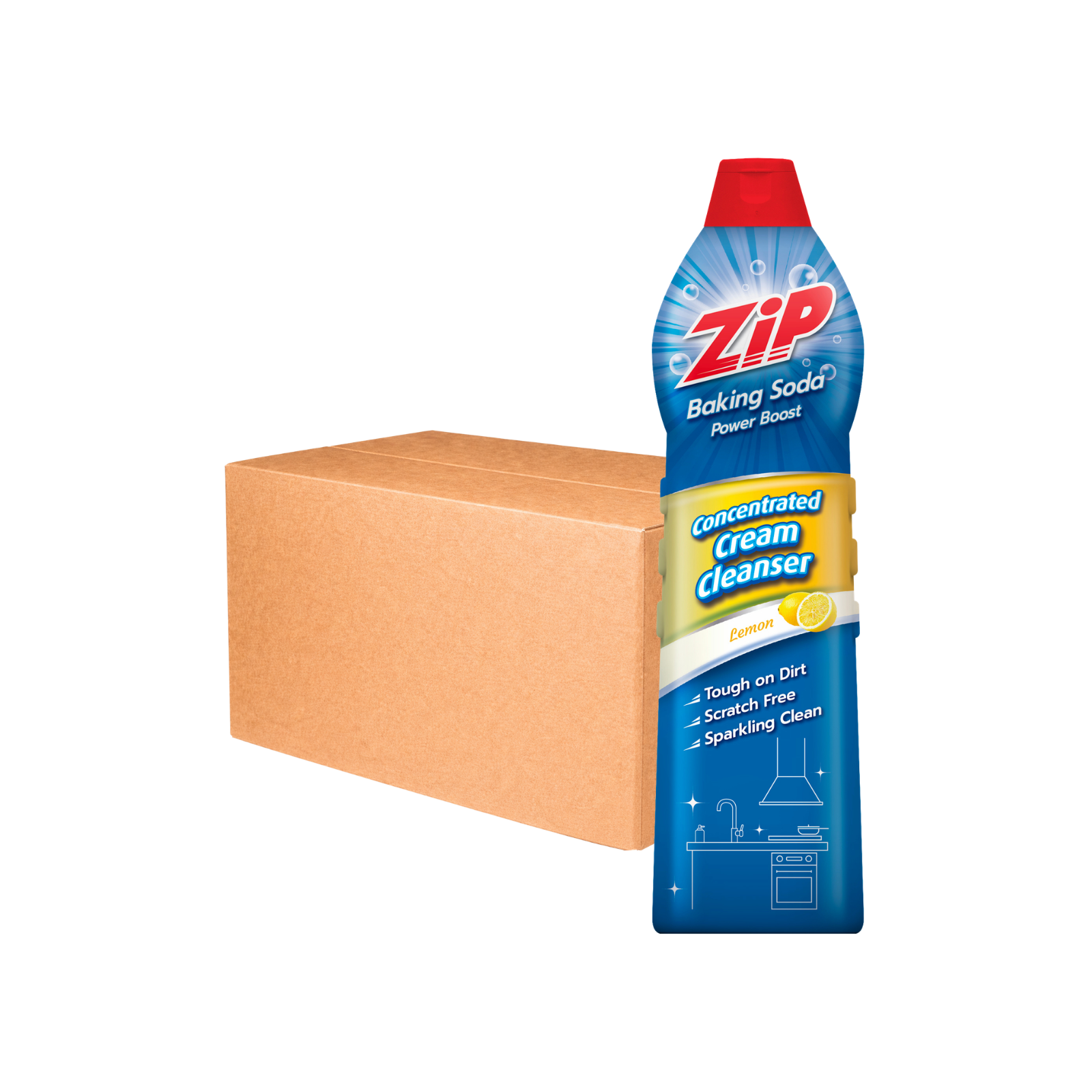 Zip Cream Cleanser 660g x 16 - Lemon