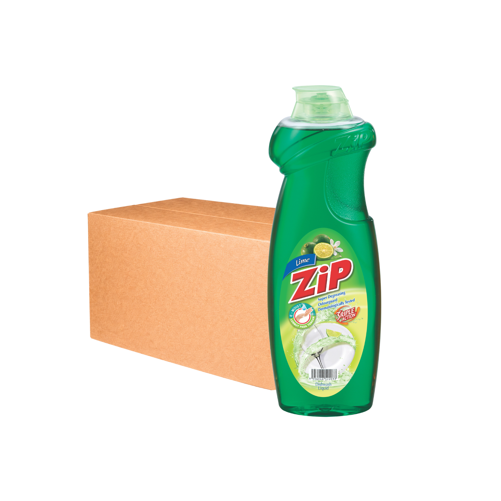 Zip Dishwash Liquid 900ml - Lime