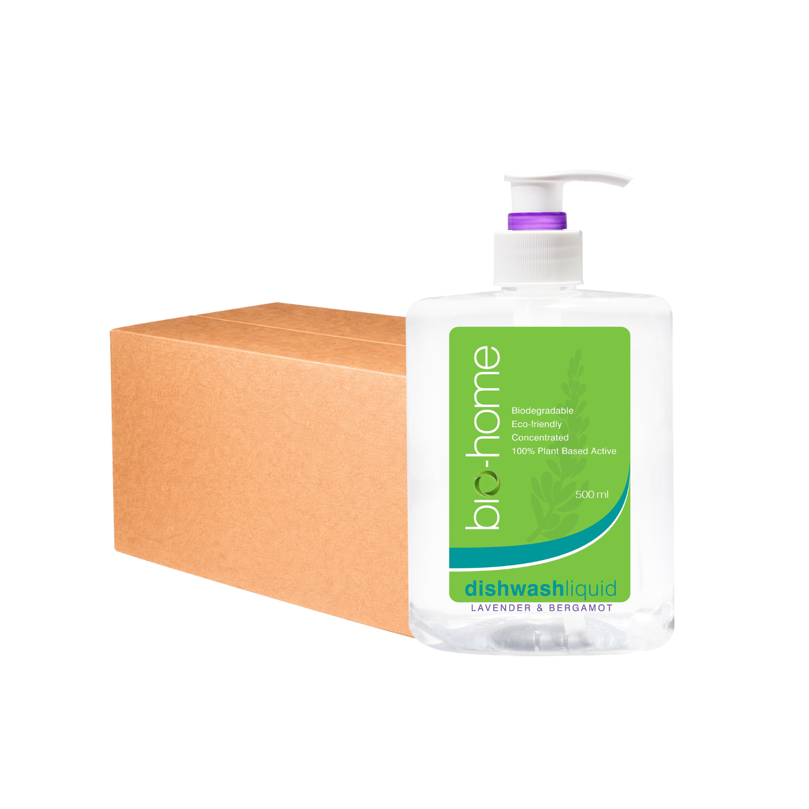 bio-home Dishwash Liquid 500ml x 12 - Lavender & Bergamot