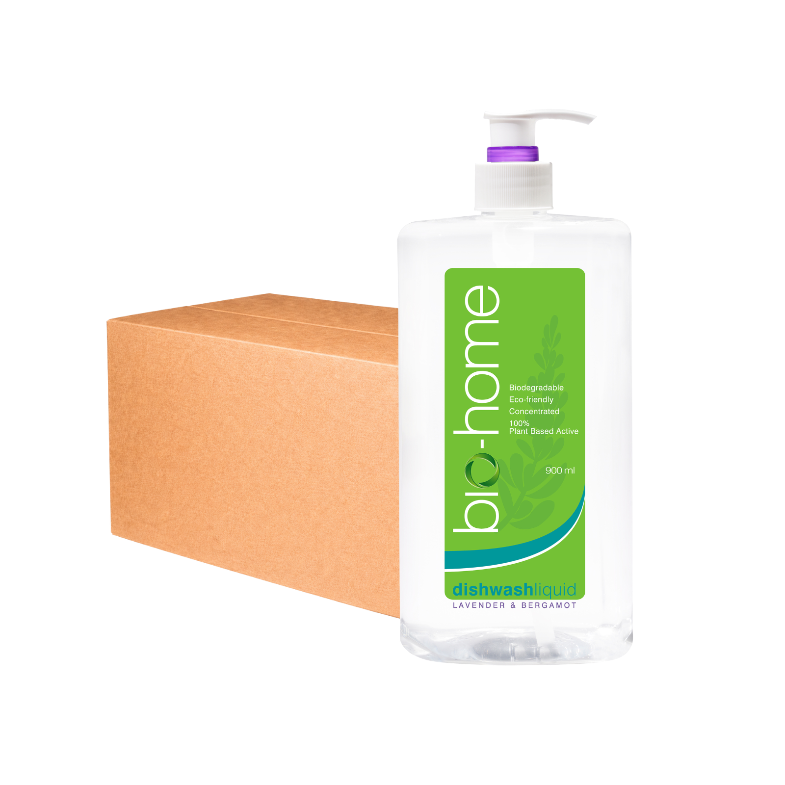 bio-home Dishwash Liquid 900ml x 12 - Lavender & Bergamot