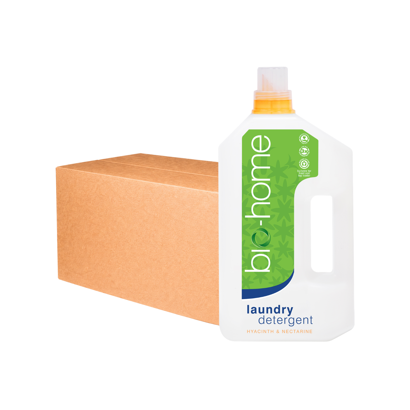 bio-home Laundry Liquid Detergent 1.5L x 8 - Hyacinth & Nectarine
