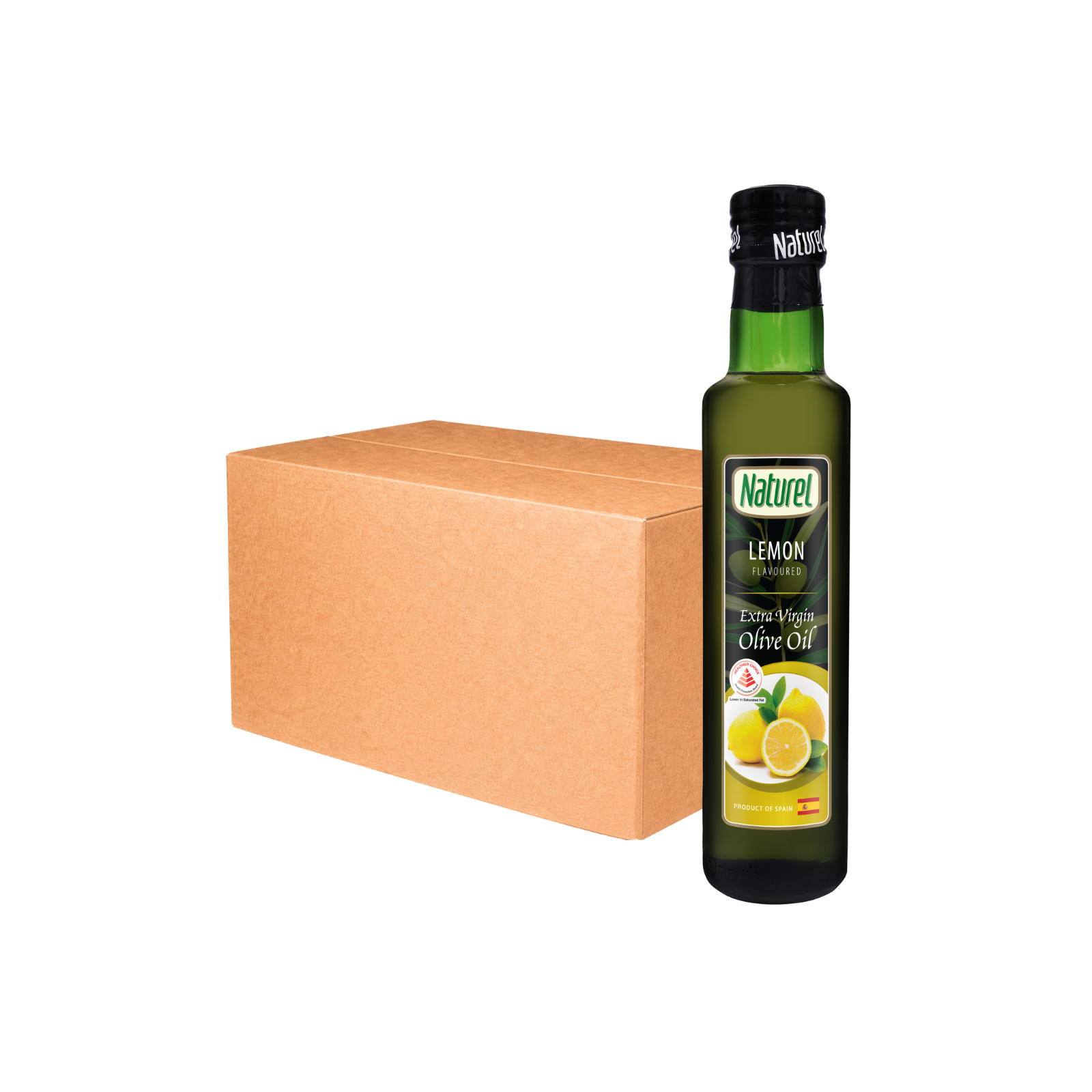 Naturel Flavoured Extra Virgin Olive Oil 250ml x 12 - Lemon