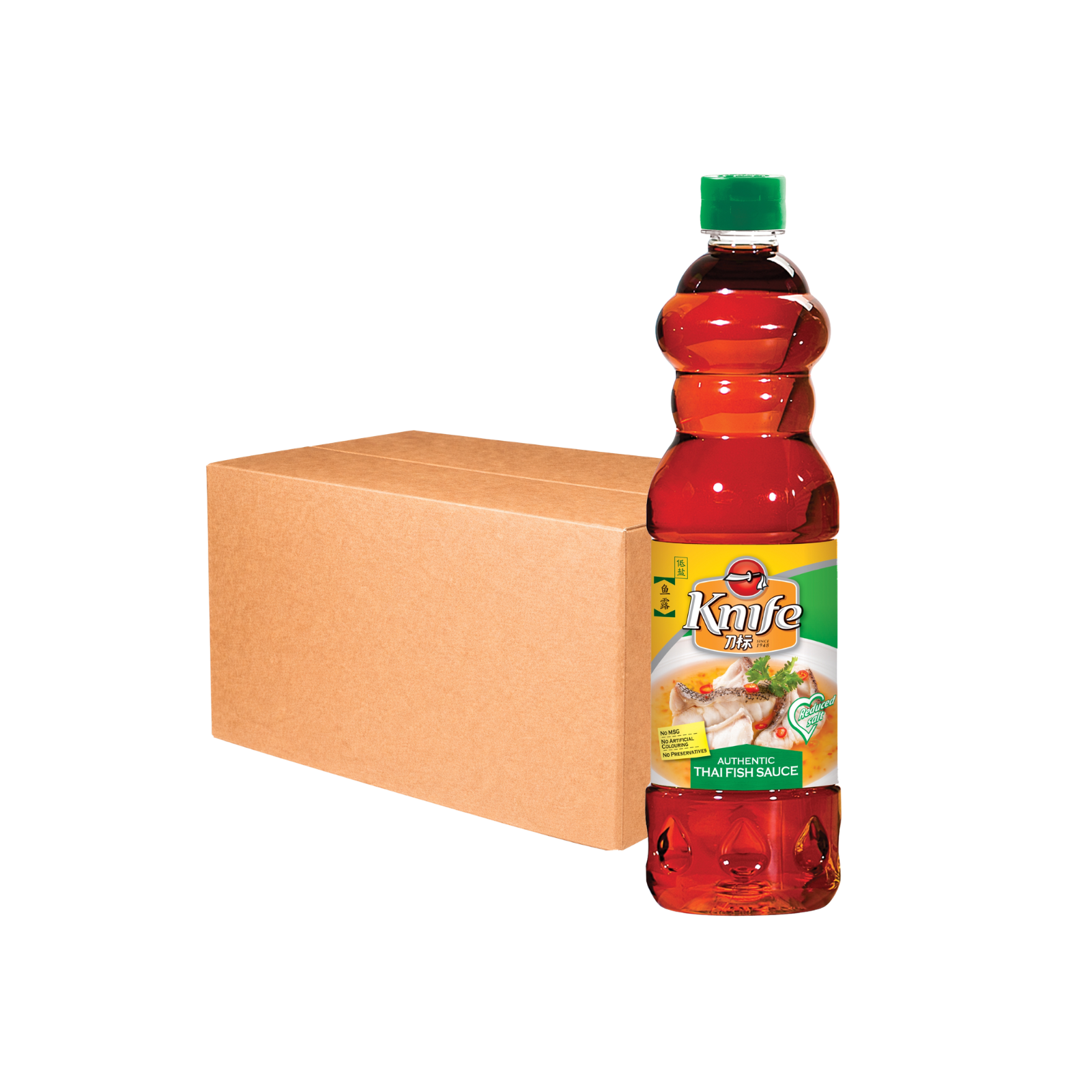 Knife Thai Fish Sauce (Reduced Salt) 750ml x 12